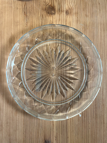 Caroline - Assiette en verre - Vintage