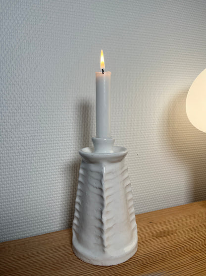 Clément  - Bougeoir décoratif - Blanc - Maroc
