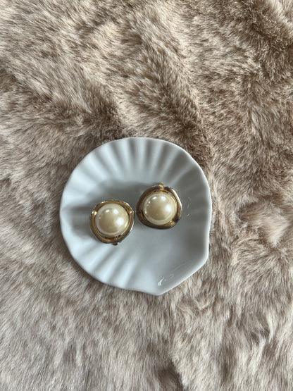 Elisabeth - Boucles d'Oreilles Vintage à Clip