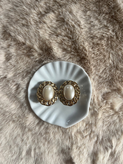 Elisabeth - Boucles d'Oreilles Vintage à Clip