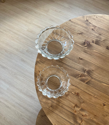 Julie – Duo de Saladier  – Verre - Vintage